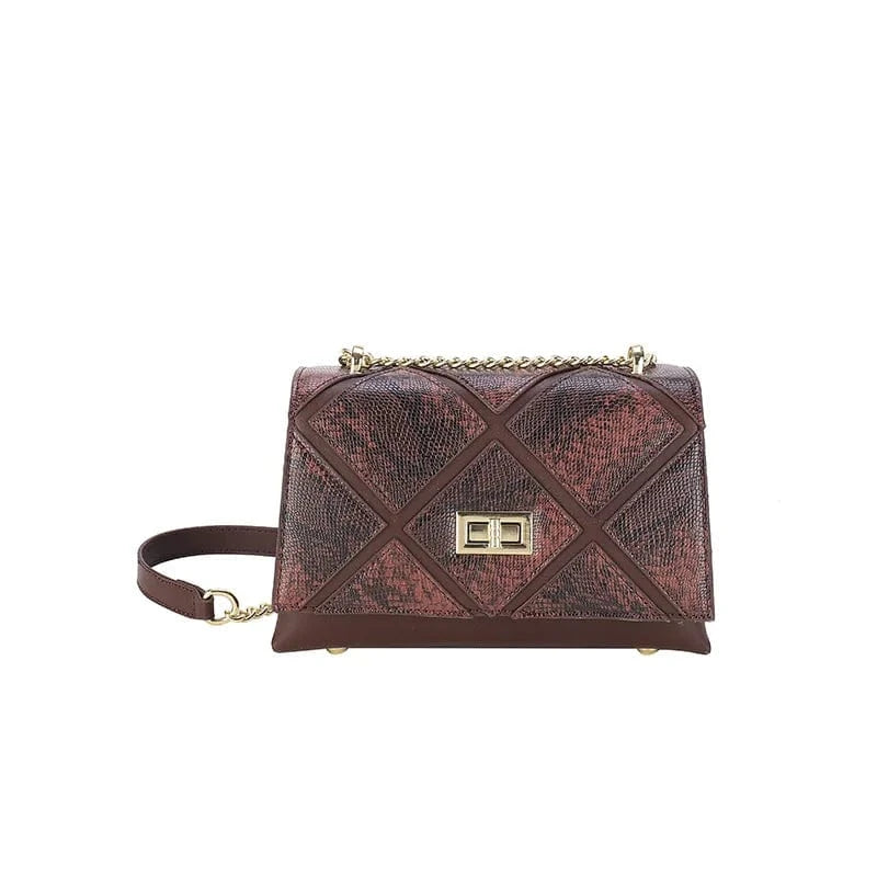 Coffee Designer Bags Luxury Women Shoulder Crossbody High Quality PU Leather Purses and Handbags 2024