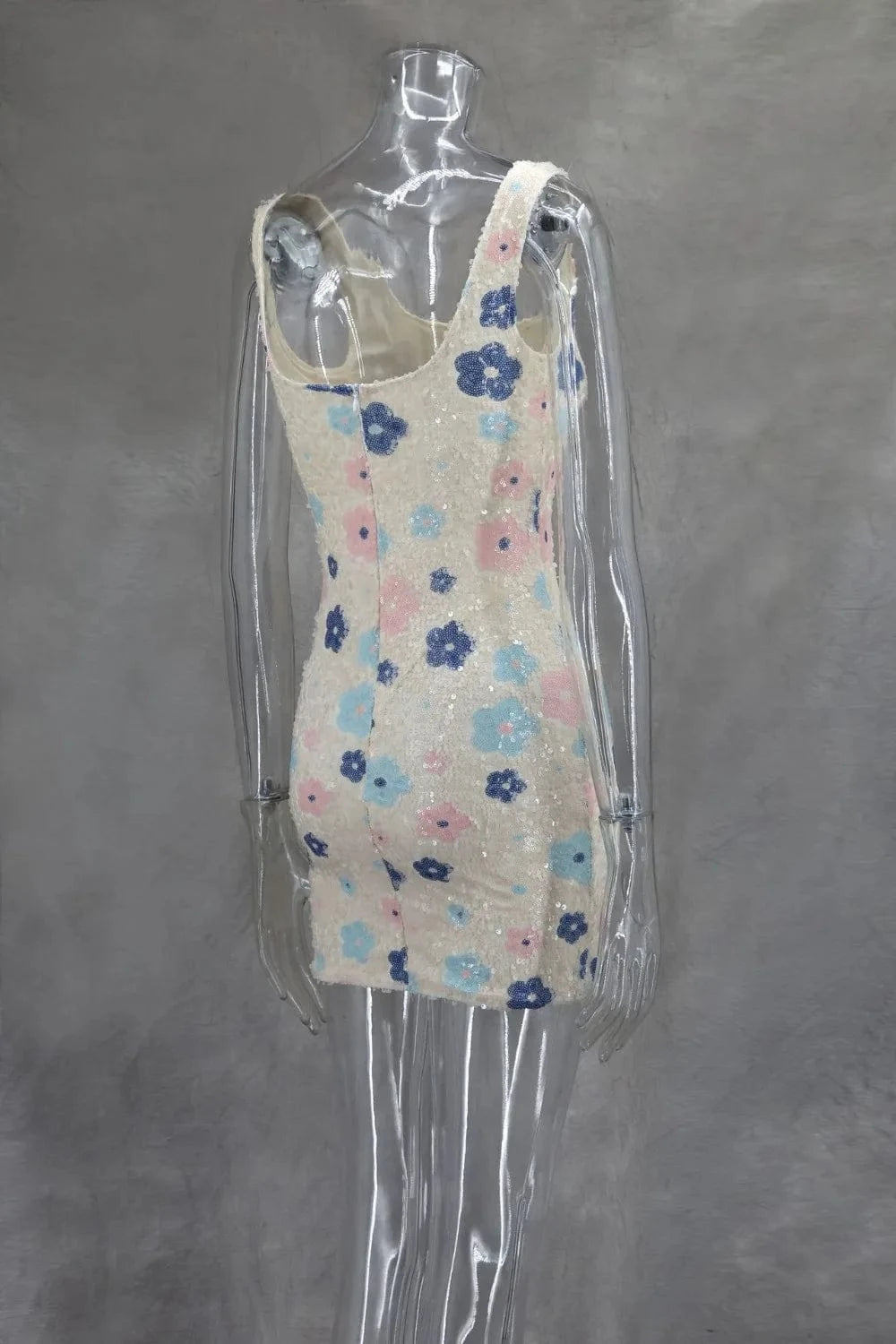 Colorful Rhombus Sequins Sexy Mini Dress Elegant Chic Straps Slit Bodycon Party Dresses Summer Holidays Evening Women Dress 2025