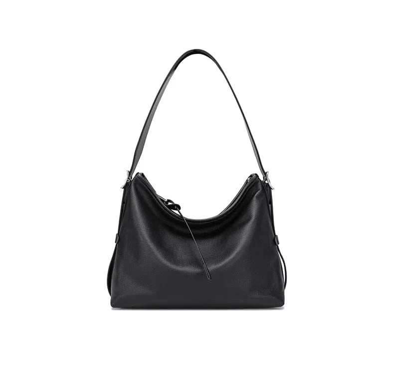 Cowhide Genuine Leather Handbags Women Casual Shoulder Bag Female Fashion Shopping Retro Large Luxury Designer Ladies Bags New