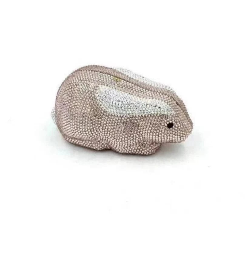 Crystal Rabbit Evening Clutch