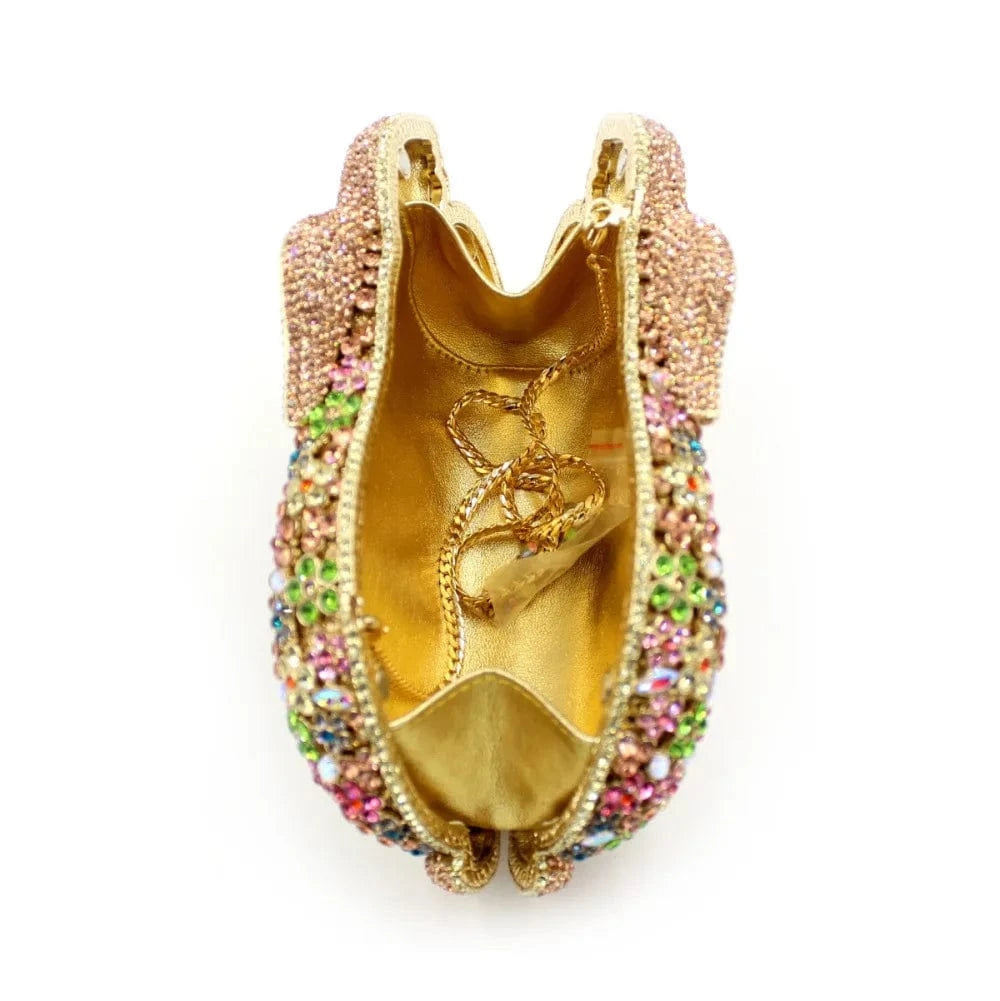 Crystal Rabbit Evening Clutch