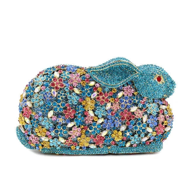 Crystal Rabbit Evening Clutch