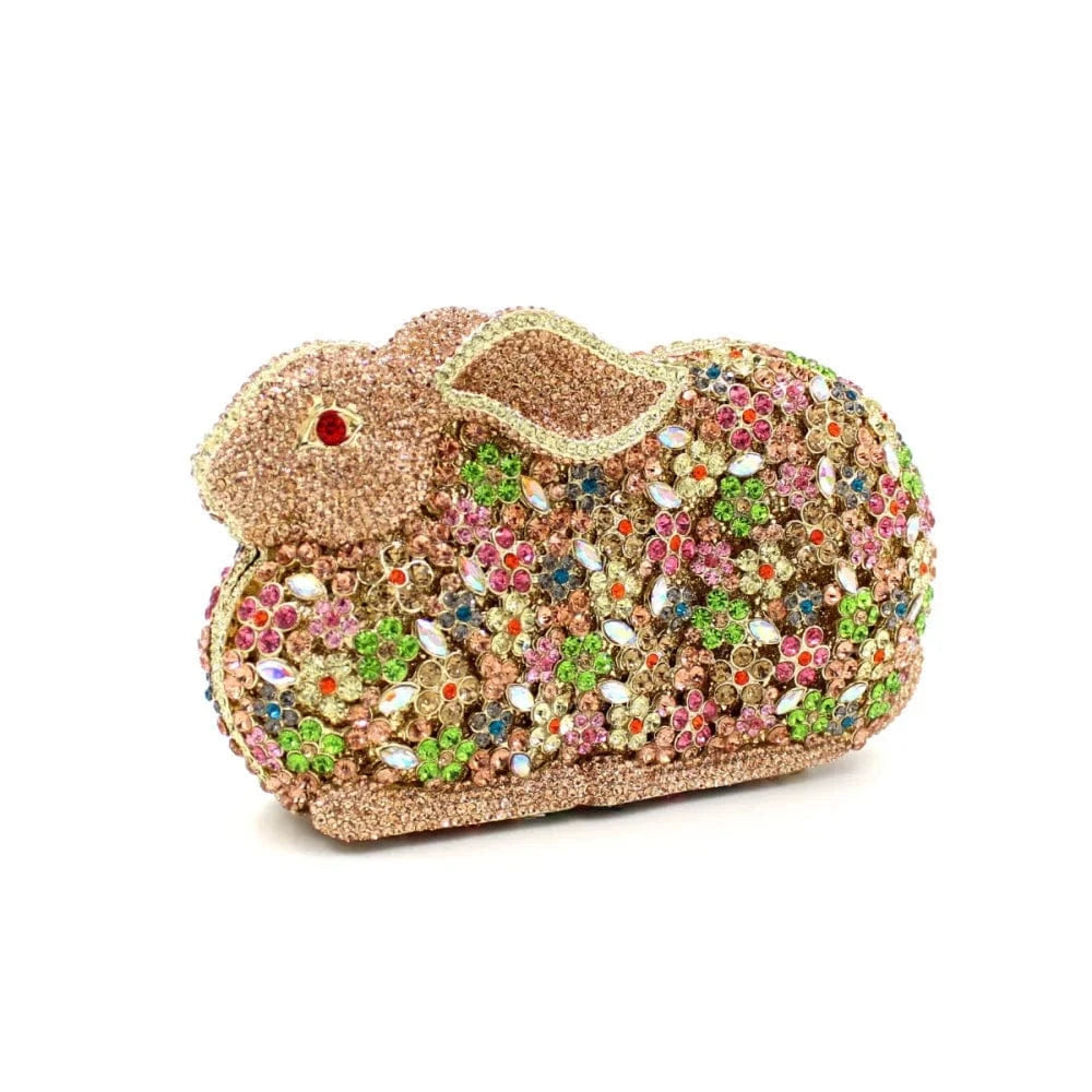 Crystal Rabbit Evening Clutch