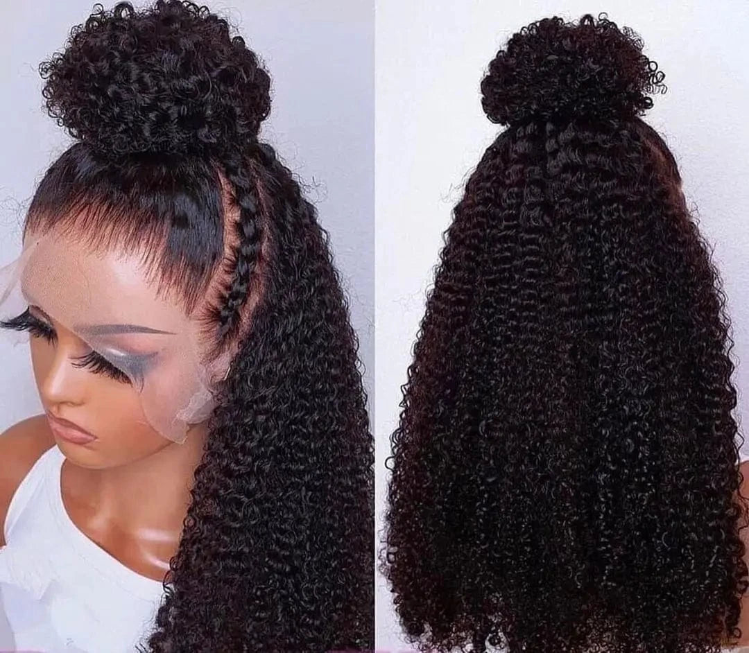 Curly Preplucked Deep Wave Wig Lace Front HD Frontal Hair Products Deep Curly Wet Wave Full Lace Front Wigs For Black Women