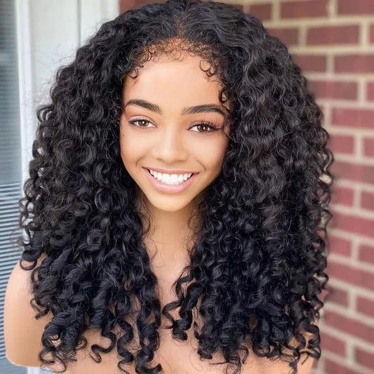 Curly Preplucked Deep Wave Wig Lace Front HD Frontal Hair Products Deep Curly Wet Wave Full Lace Front Wigs For Black Women