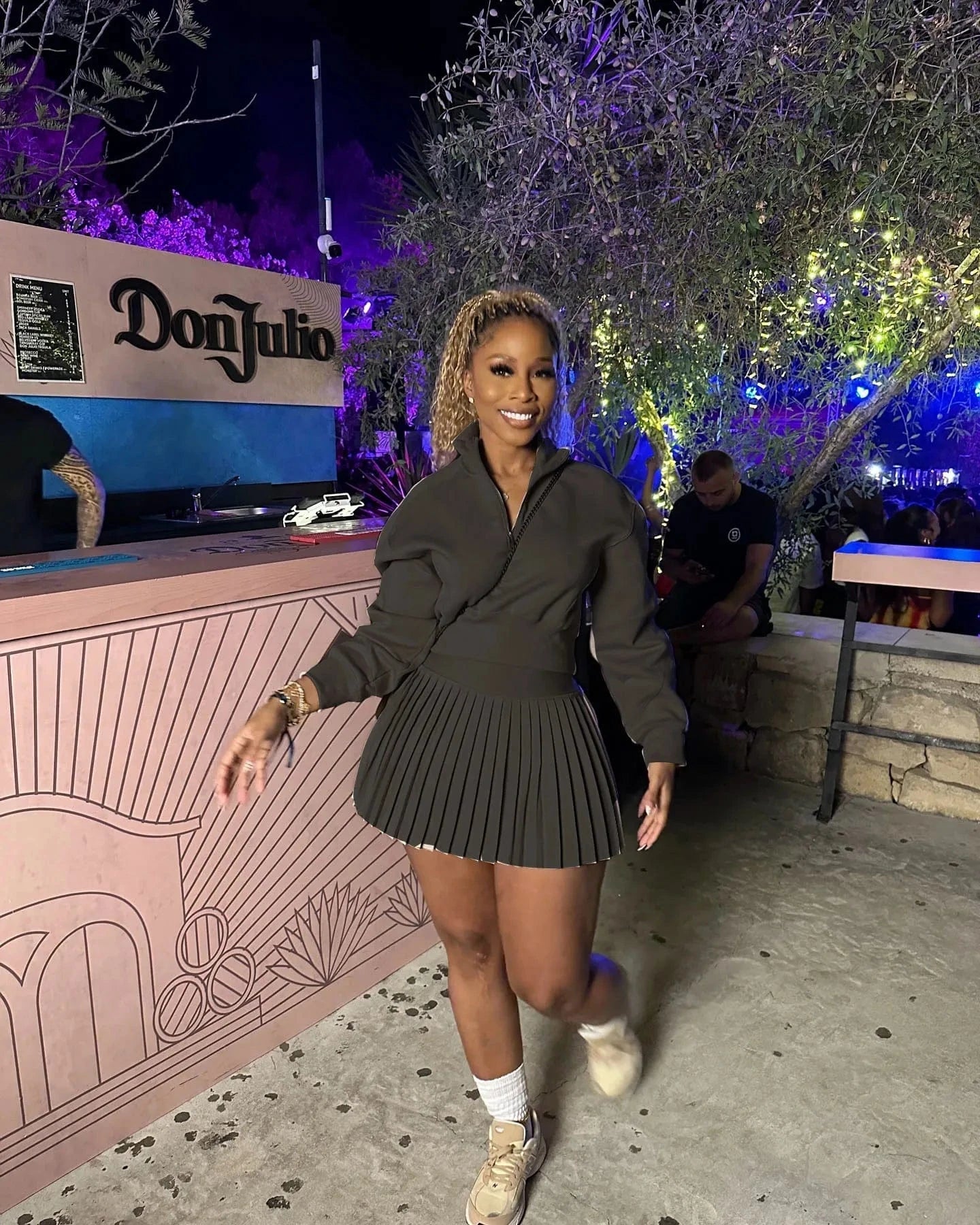 Custom 2 Piece Skirt Set Fall Winter 2024 Women Clothes Outfits Long Sleeve Hoodie & Pleated Skirt Casual Two Piece Set for Girl