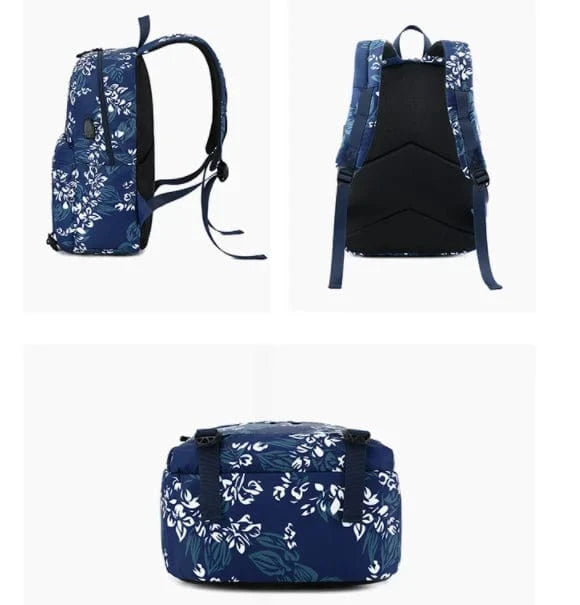 custom Fashionable outdoor travel strong bagpack business nylon women laptop backpack set 3 with USB charger