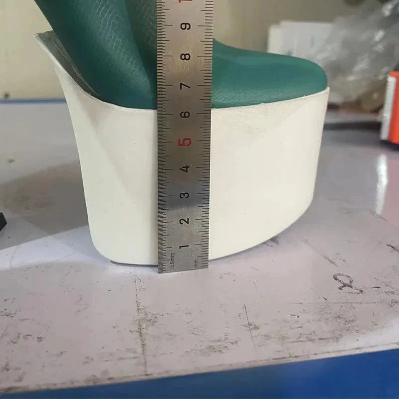 Custom Large Size 34-43 Party Fashion Women Snake Print Ankle Strap High Heel Chunky Heel Fish Mouth Sandals
