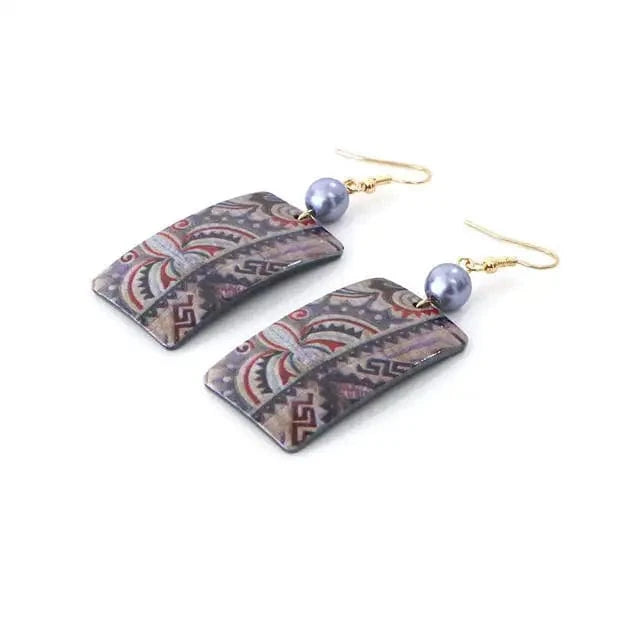 custom-made / GJZ417 komi 2022 Hawaiian jewelry earrings rectangle shape of earrings