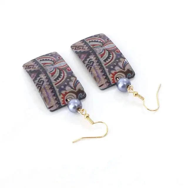 custom-made / GJZ417 komi 2022 Hawaiian jewelry earrings rectangle shape of earrings