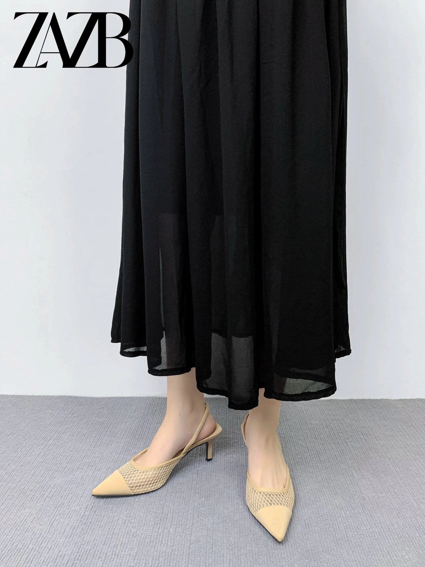 Custom pointed head grid designer shoes summer sandals women and ladies high heels luxury femmes fashion bridal shoes