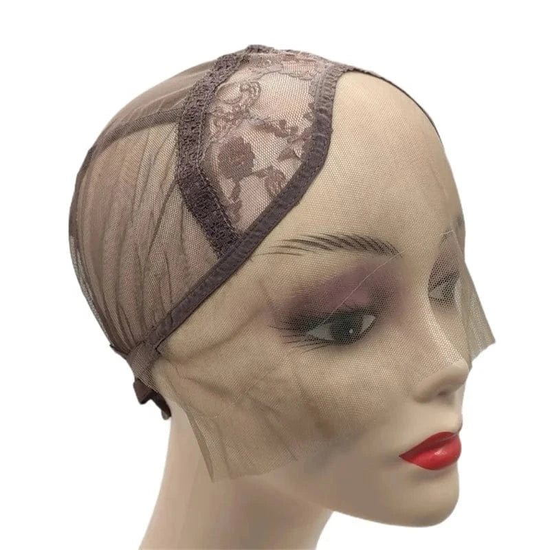 Custom Private Label Transparent Lace 613 13x6 HD Lace Frontal Wig Human Hair Small Cap Invisible C Shape Ear Cap Design For Wig