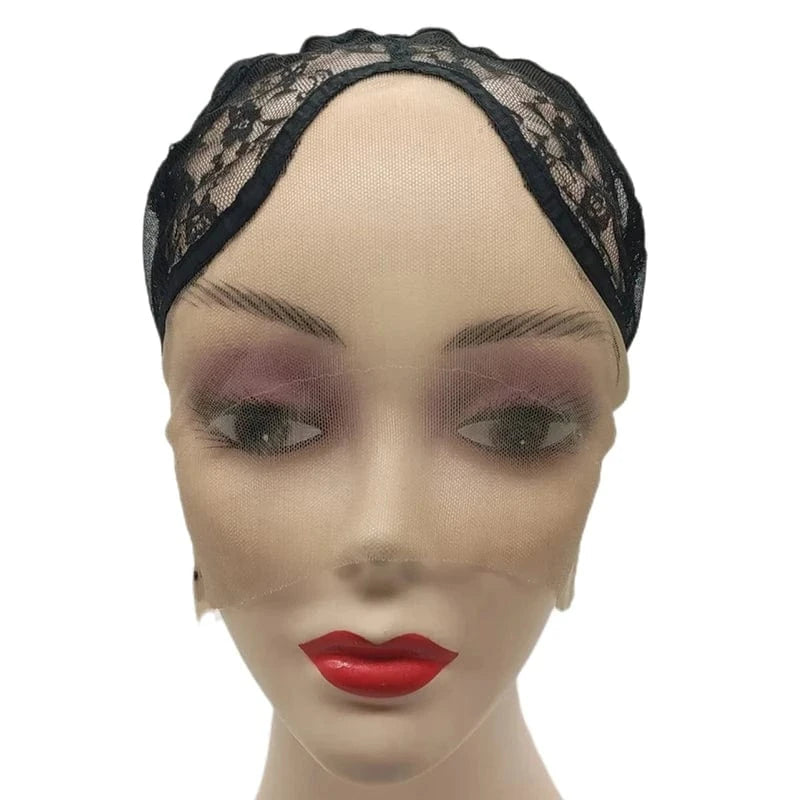 Custom Private Label Transparent Lace 613 13x6 HD Lace Frontal Wig Human Hair Small Cap Invisible C Shape Ear Cap Design For Wig
