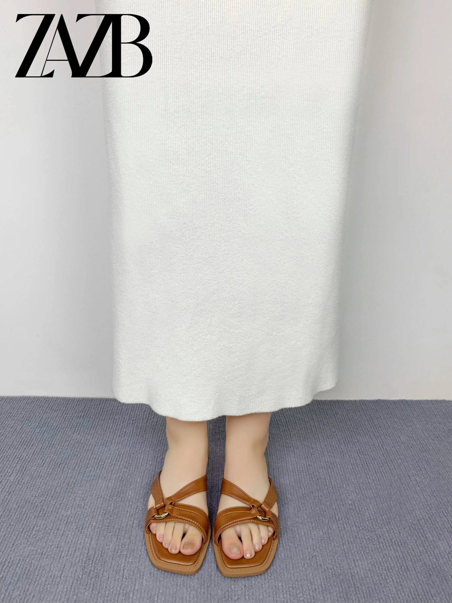 Custom solid color square designer shoes sandals for women and ladies slipper shoes luxury sandy beach  femmes fashion