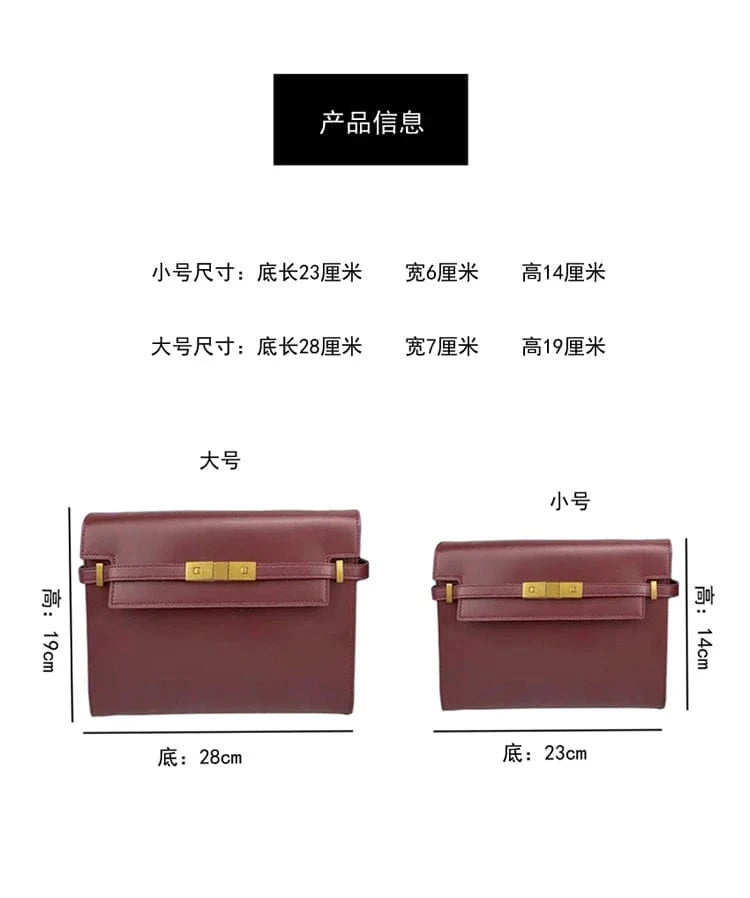 Customizable logo Bag 2024 new women's bag leather retro versatile One Shoulder Messenger underarm bag
