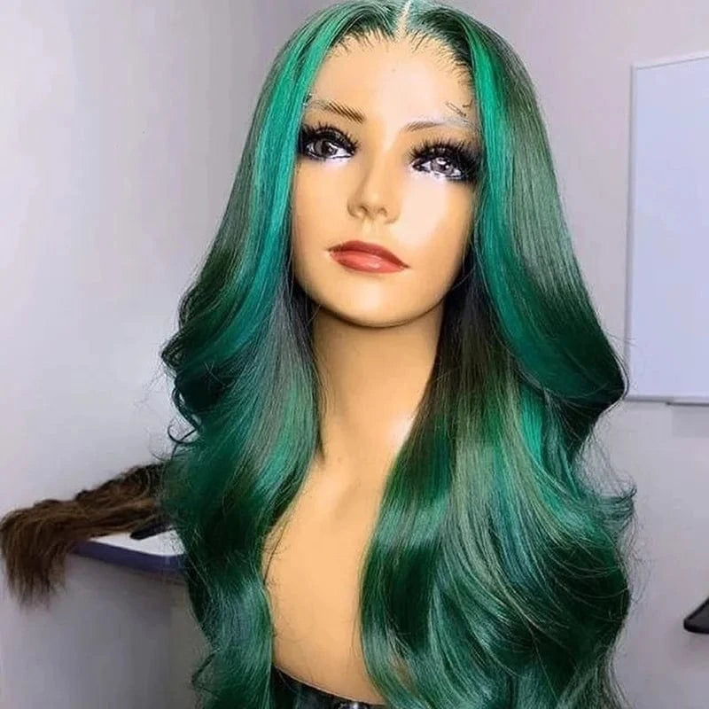 Customized Body Wave Hair Vendor Pre-Plucked Natural Hairline Cambodian Remy Hair Blonde Highlight Color 13*4 Lace Front Wig