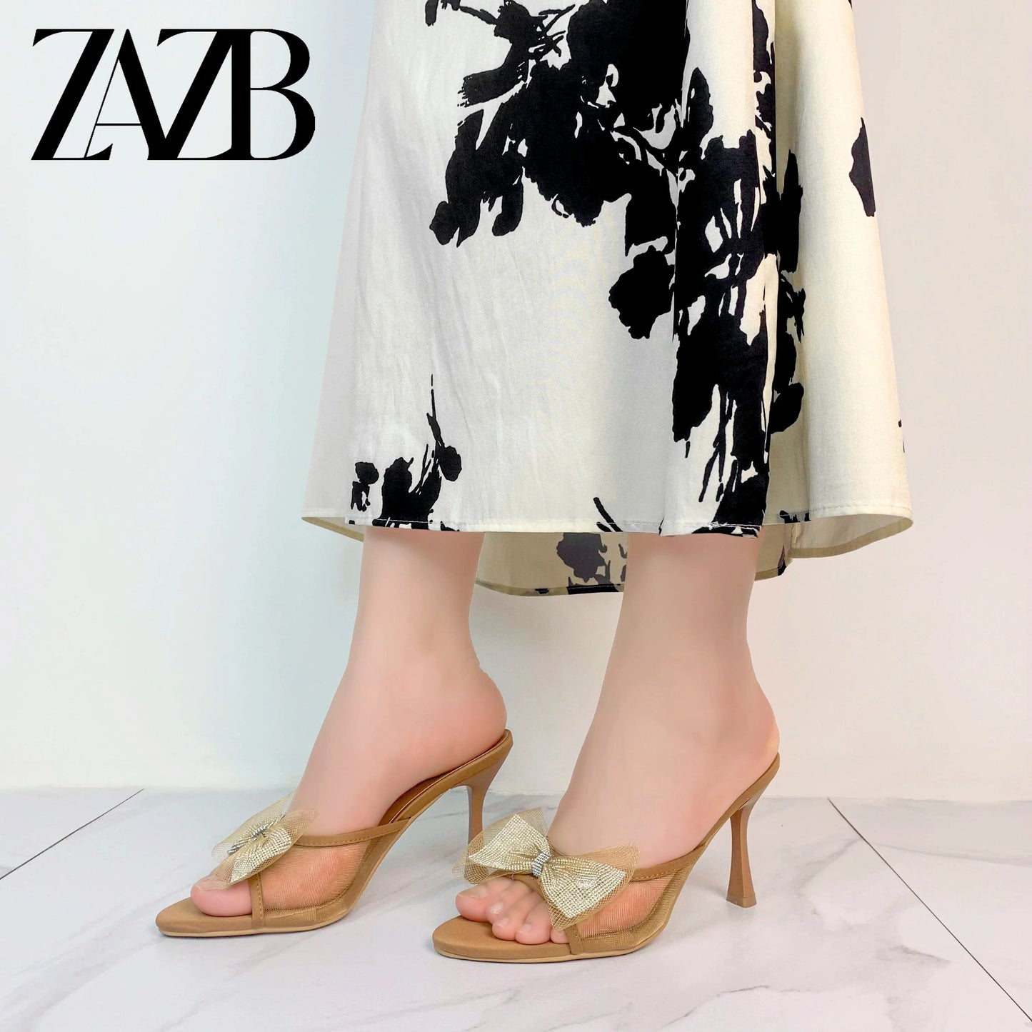 Customized designer shoes Bright fish mouth slippers Women and women's high heel slippers Luxury women's fashion