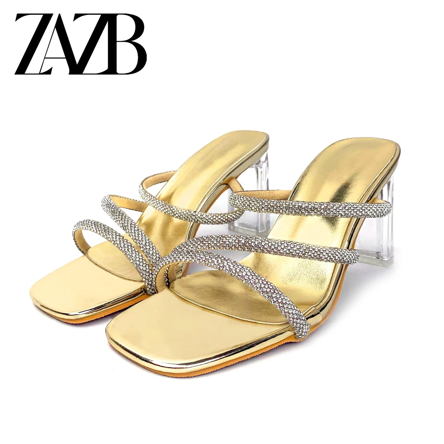 Customized Designer Women's Exquisite Rhinestone Transparent Belt Women's Luxury Chinese Fashion Comfortable Exquisite Women's H