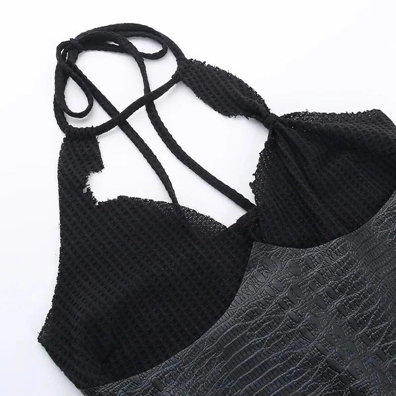 CUTENOVA 23DS122703 New 2024 Fashion Halter Irregular Design Sexy Club Dresses Women's Dresses