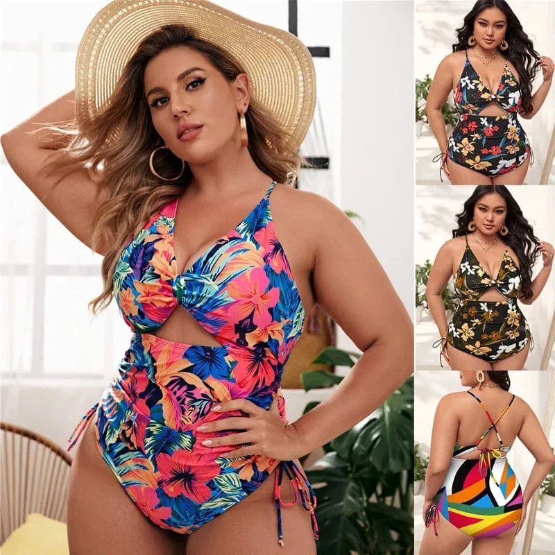DAMOCHIC Plus Size Womens Swimsuit Reasonable Price Plus Size One Piece Swimwear FloraL Big Ass Fat Woman in Bathing Suit 2023