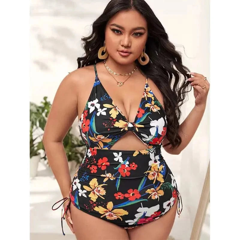 DAMOCHIC Plus Size Womens Swimsuit Reasonable Price Plus Size One Piece Swimwear FloraL Big Ass Fat Woman in Bathing Suit 2023