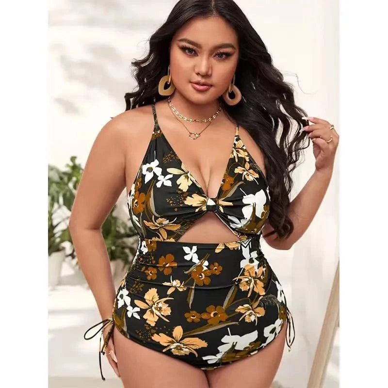 DAMOCHIC Plus Size Womens Swimsuit Reasonable Price Plus Size One Piece Swimwear FloraL Big Ass Fat Woman in Bathing Suit 2023