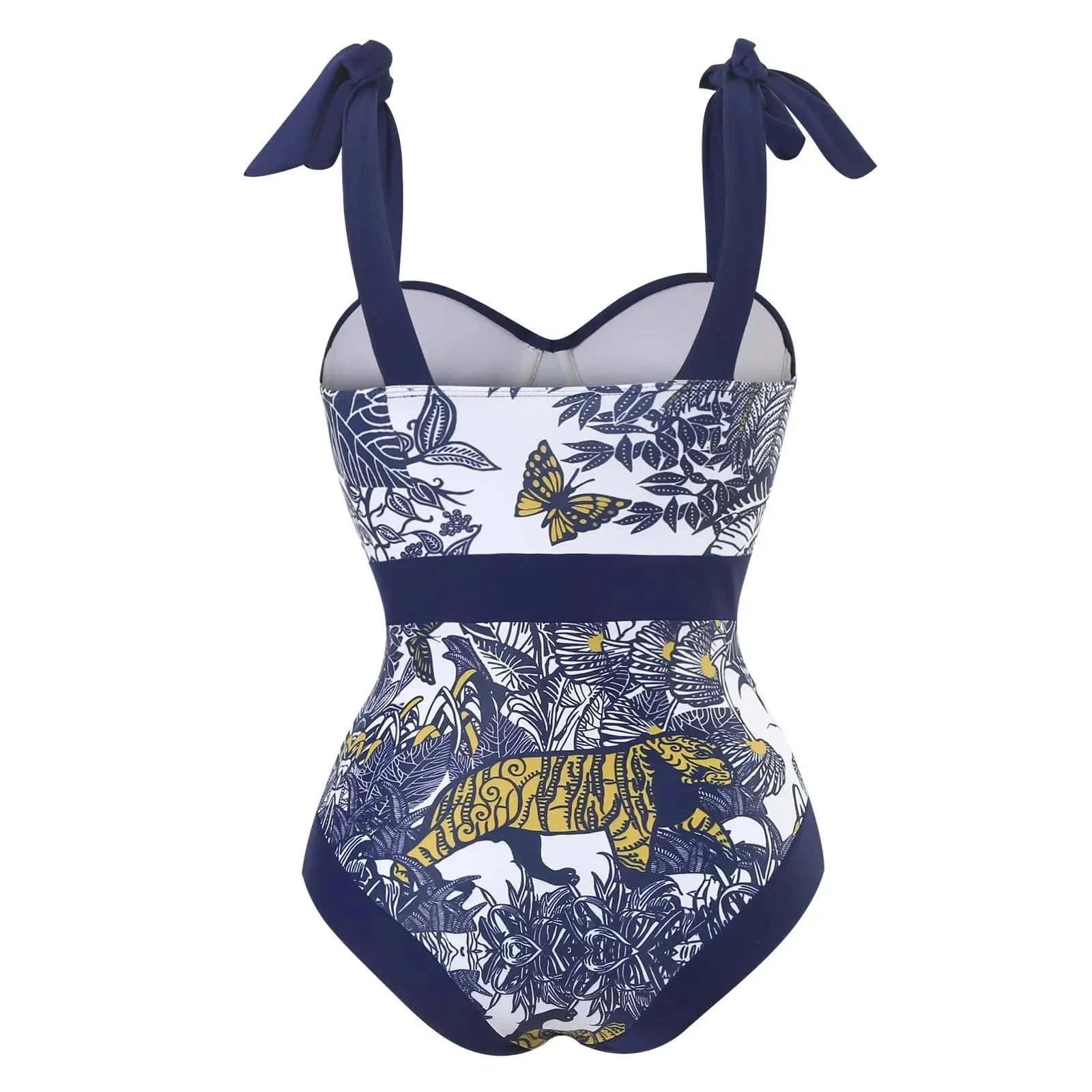 DAMOCHIC Sexy One Piece Bathing Suits for Women Printed Swimsuit with Sarong Wrap Skirt Beach Cover Swimwear Beachwear 2023