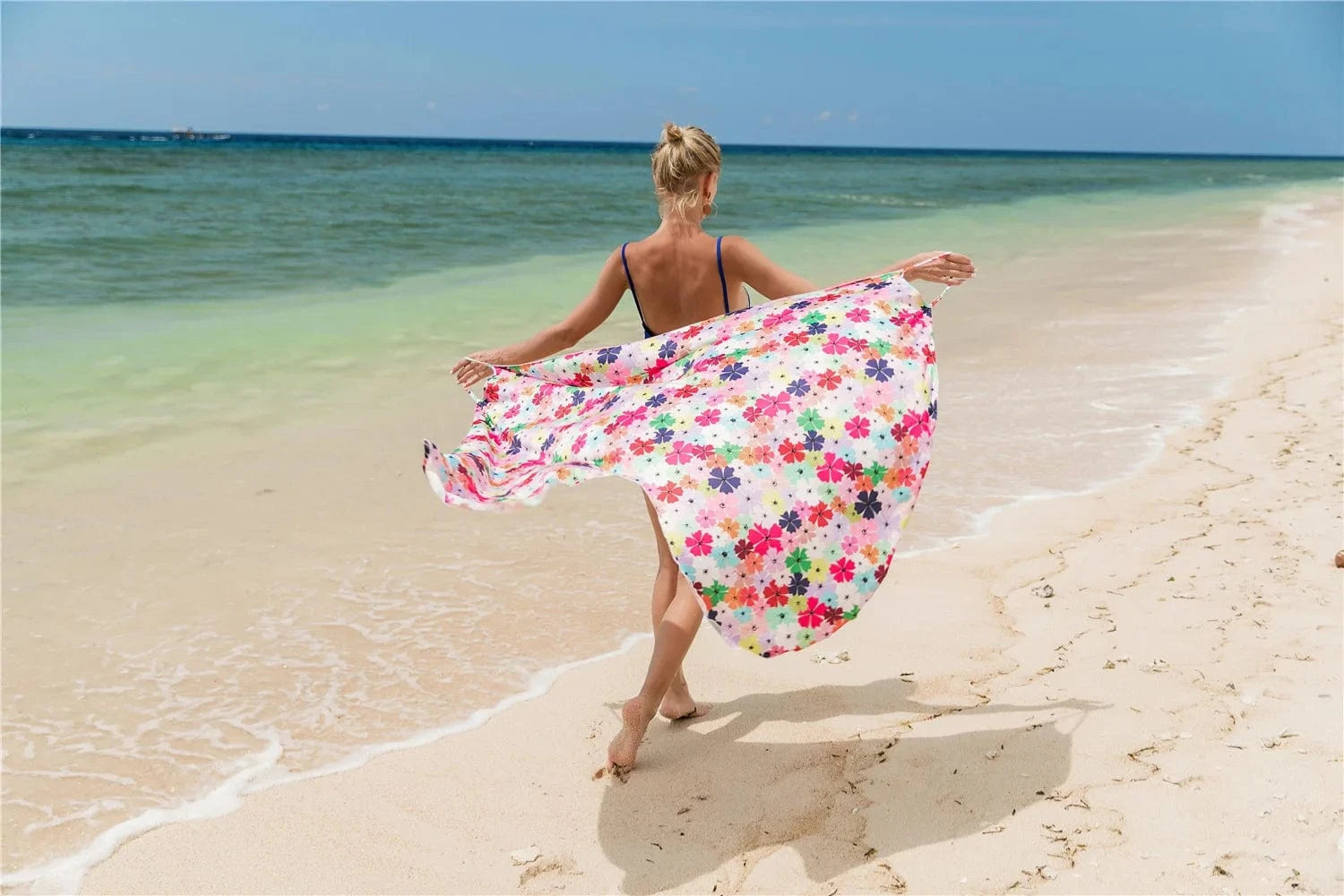 DAMOCHIC Swimwear Manufacturer Cover Ups Printed Bathing Suit Wrap Beach Dress Women Bikini Beachwear Cover Ups 2023 Supplier