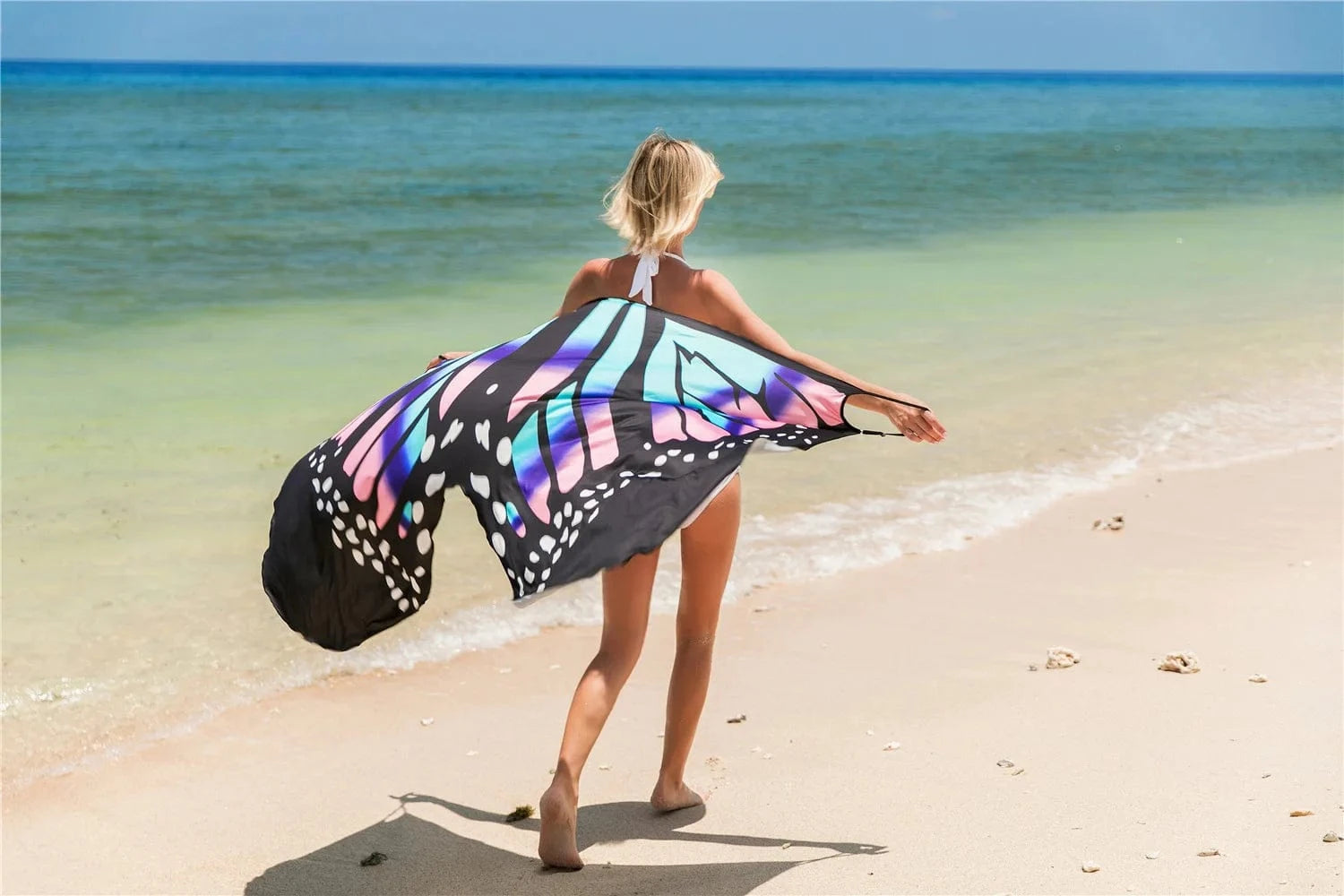 DAMOCHIC Wholesale Swimsuit Cover Up for Women Summer Printing Beach Dress Wrap Skirt Bathing Suit Bikini Beach Cover Up 2023