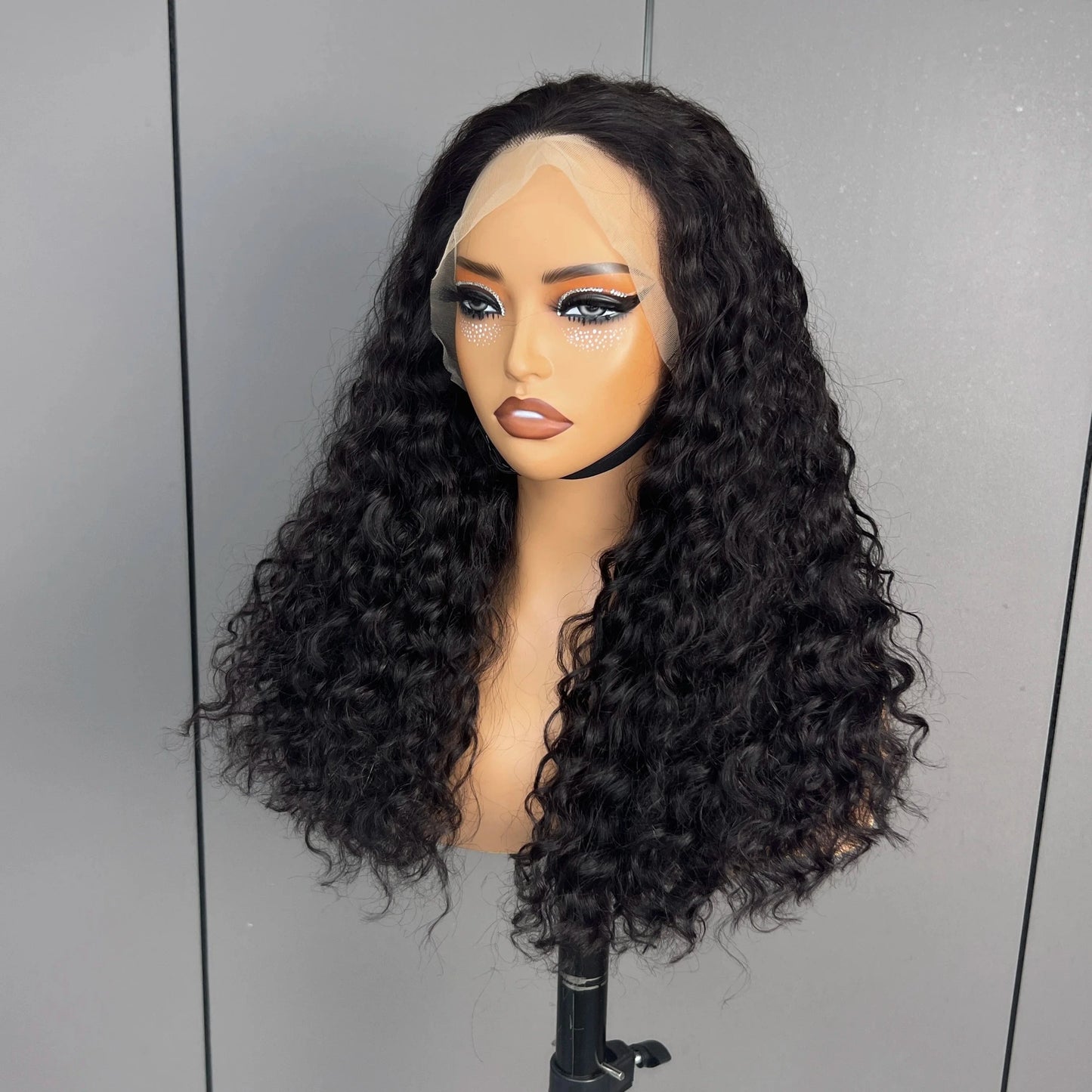 Deep Wave Curly 13x4 Transparent Lace Front Wig Short Bob Lace Wig Baby Hair Human Hair 4x4 Lace Closure Wig for Black Women