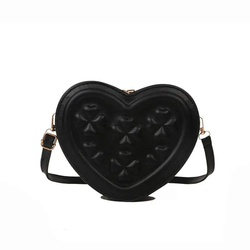 Designer famous brand / Black 2024 New Arrivals Dropshipping Summer Spring Heart Shape SmallShoulder Women's Crossbody Bags Handbags Purses and Handbags
