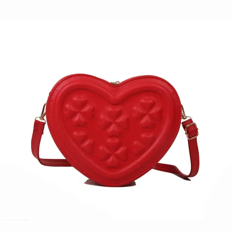 Designer famous brand / Red 2024 New Arrivals Dropshipping Summer Spring Heart Shape SmallShoulder Women's Crossbody Bags Handbags Purses and Handbags