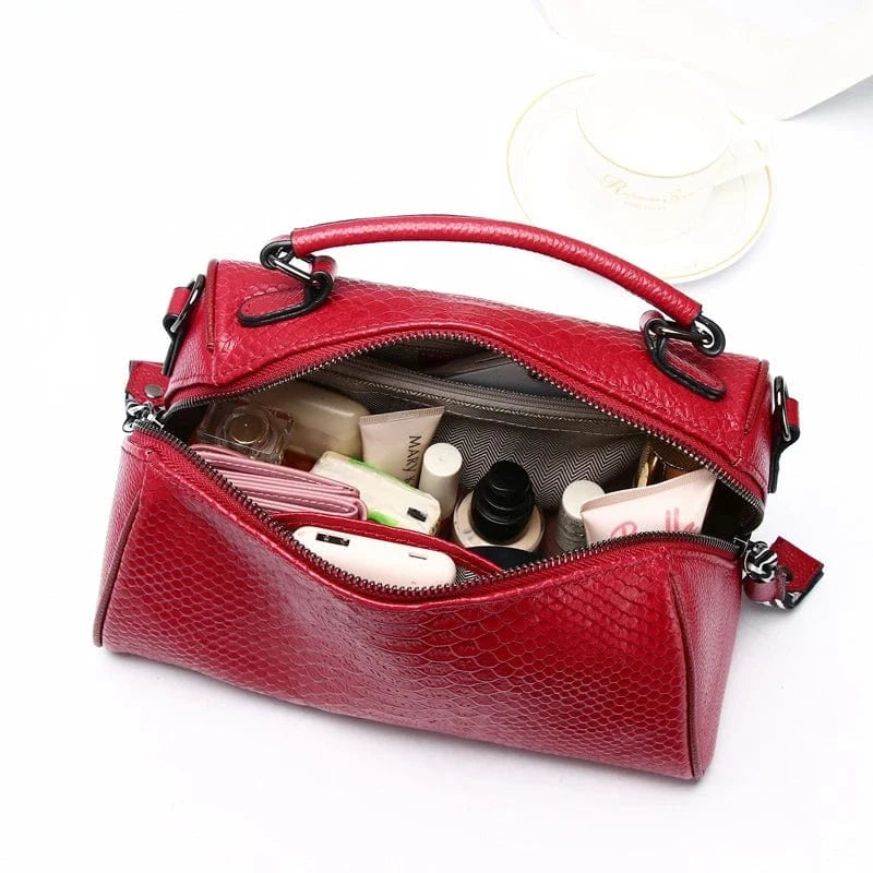 Designer Snakeskin Genuine Leather New Design Ladies Shoulder Hand Crossbody Bags Woman Cheap Price Handbags For Woman 2024