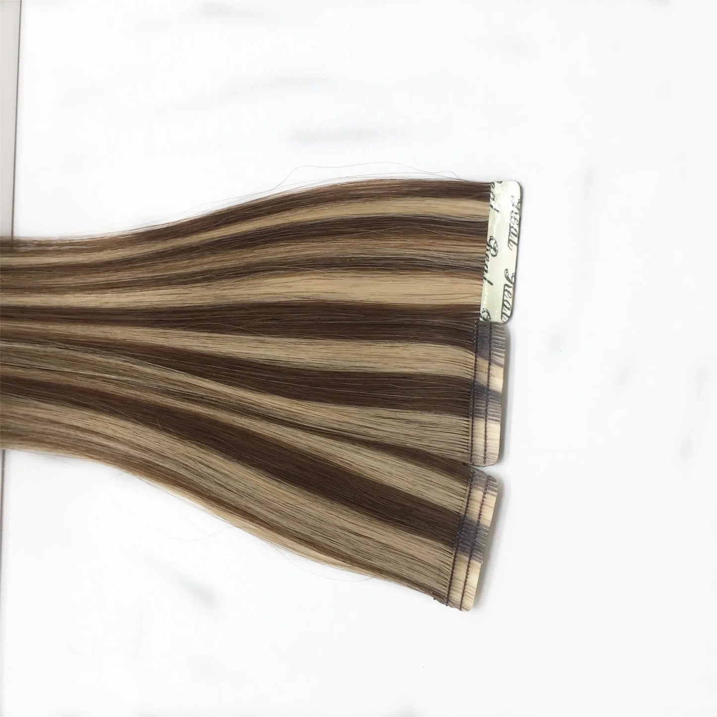 Double drawn cuticle aligned stitched tape in hair extensions 100% virgin remy human hair on big sale