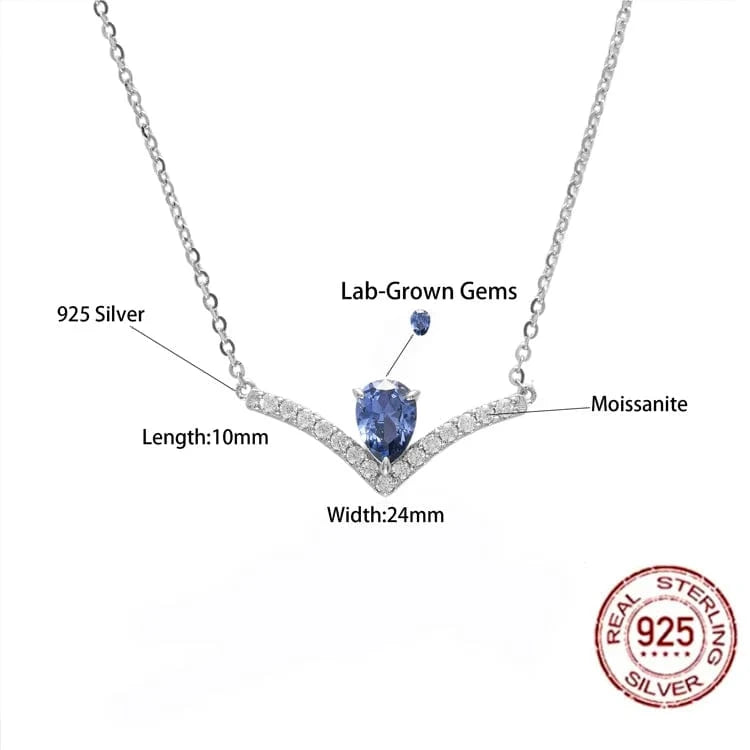 Dropshipping 925 Sterling Silver Moissanite Diamond Pendant For Women 18k Gold Plated Lab Grown Gemstone Statement Necklace