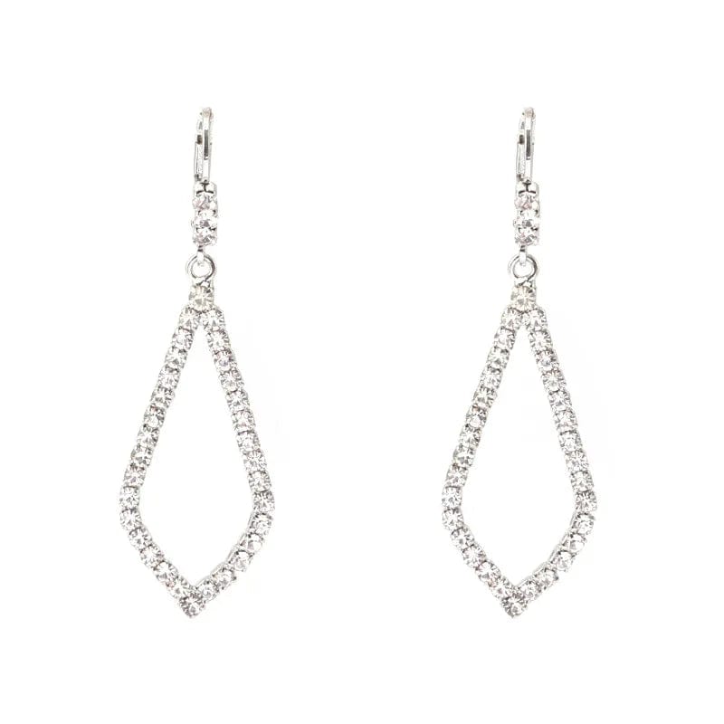 Dropshipping Cheap Earring Wholesale Women Luxury Zircon Crystal Beaded Statement Earring Party Exaggerated Long Drop Earrings