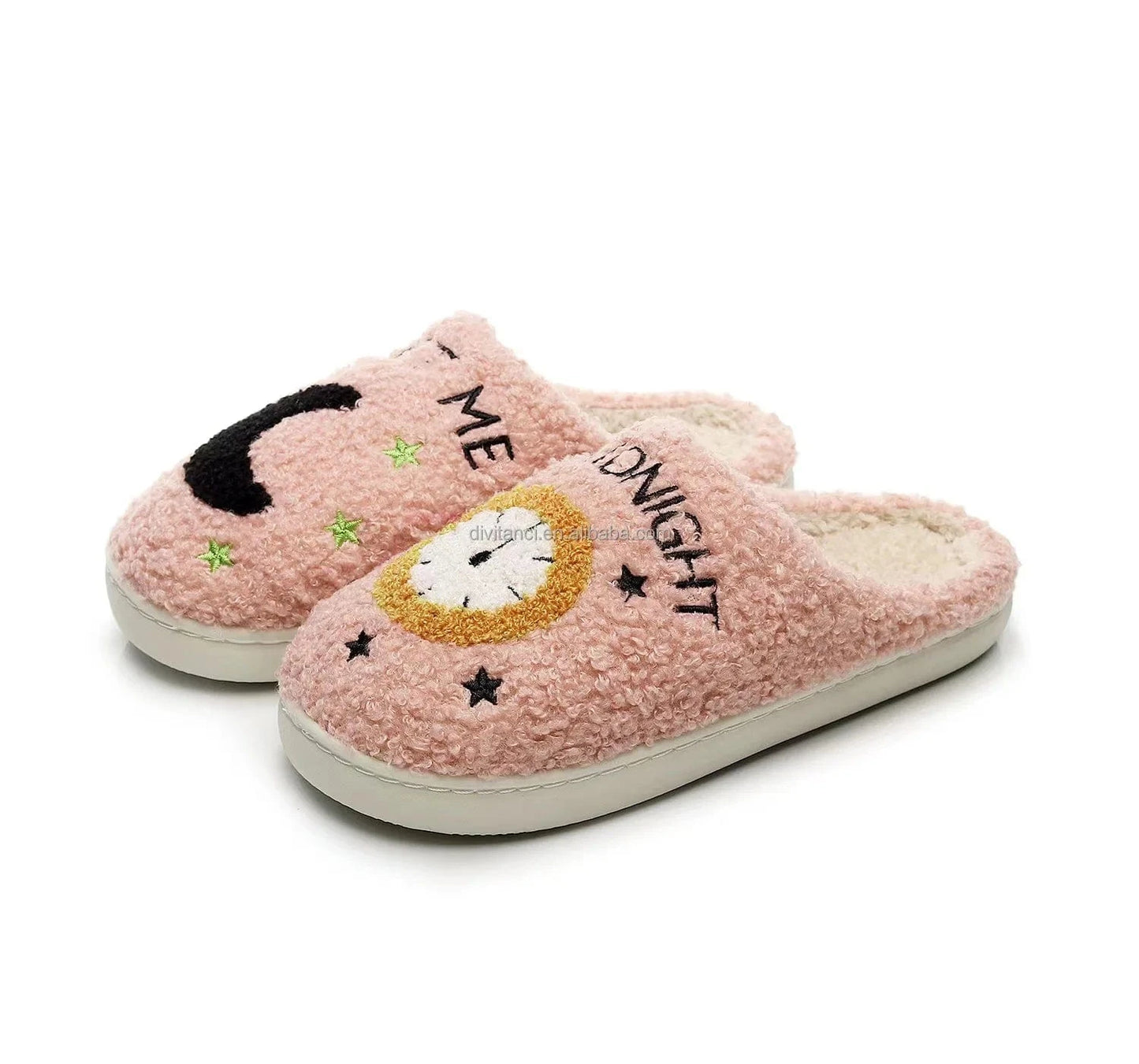 Dropshipping product 2024 Meet Me At Midnight shoes slide sandals ladies house soft slippers home slippers woman indoor slippers