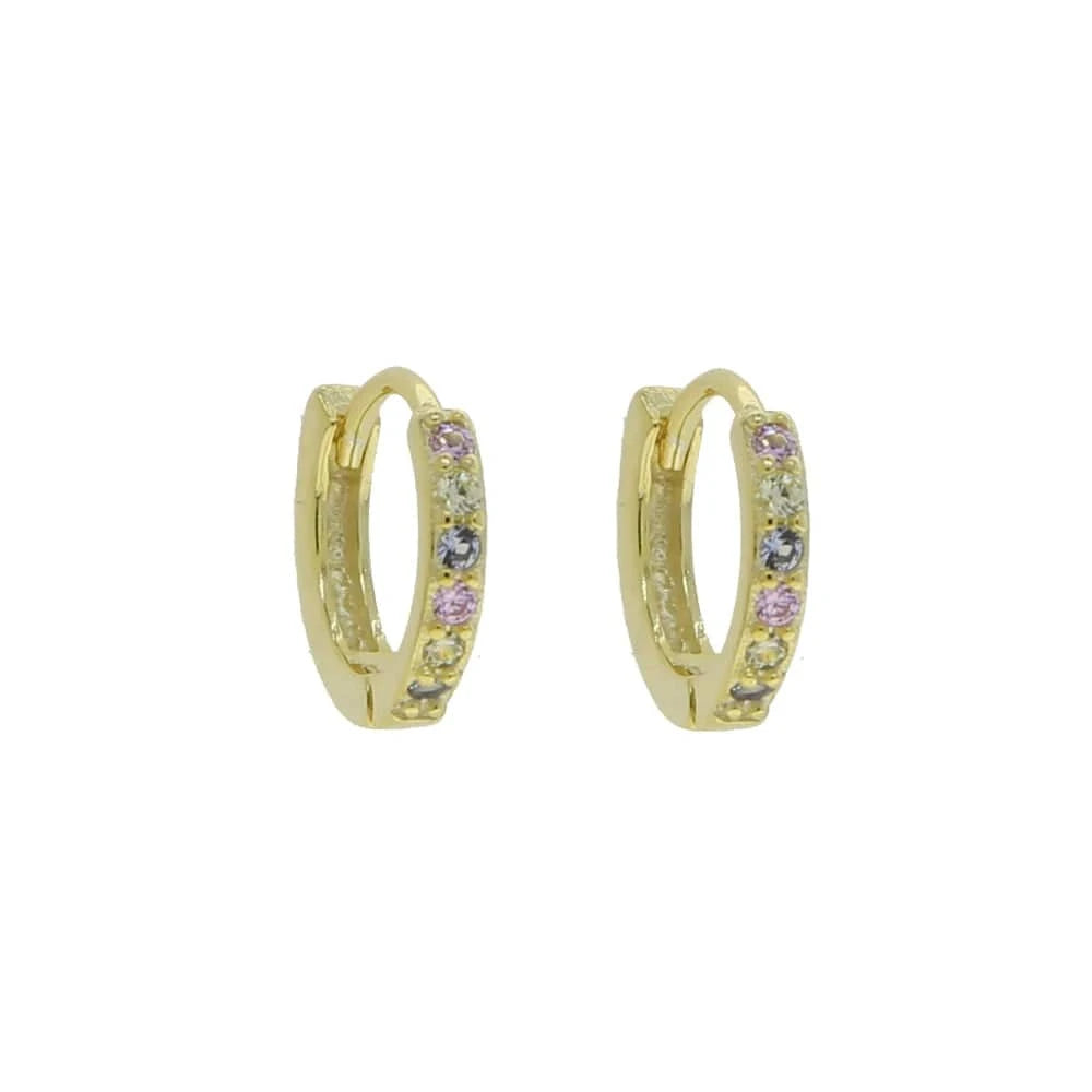 E1085 100% 925 Sterling Silver Multi Piercing Earring Minimal Delicate Gold Plated Butterfly Flower Mini Hoop Fine Silver Jewelry