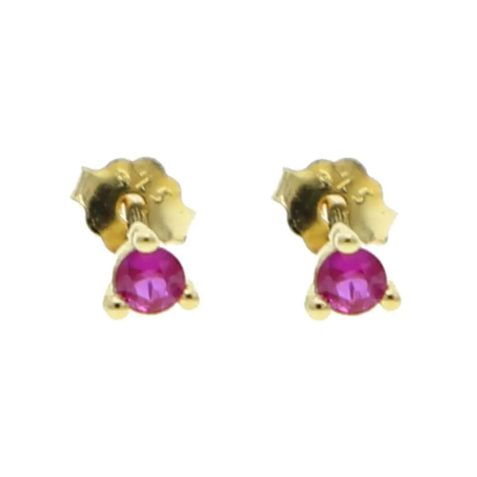 E759-Red 100% 925 Sterling Silver Multi Piercing Earring Minimal Delicate Gold Plated Butterfly Flower Mini Hoop Fine Silver Jewelry