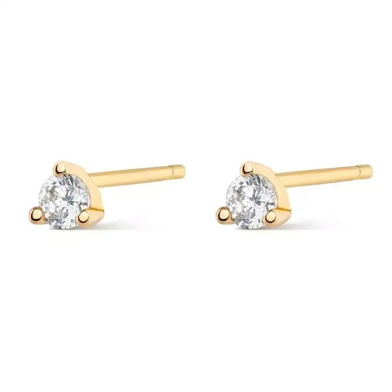 E759-White 100% 925 Sterling Silver Multi Piercing Earring Minimal Delicate Gold Plated Butterfly Flower Mini Hoop Fine Silver Jewelry