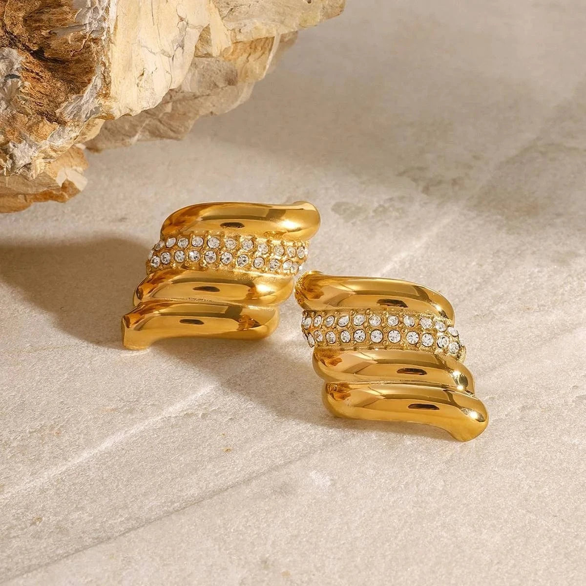 earrings Geometric Curve earrings