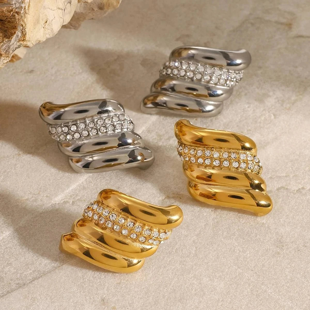 earrings Geometric Curve earrings