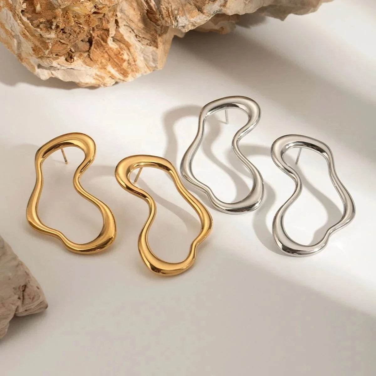 earrings Hollow Stud Earrings
