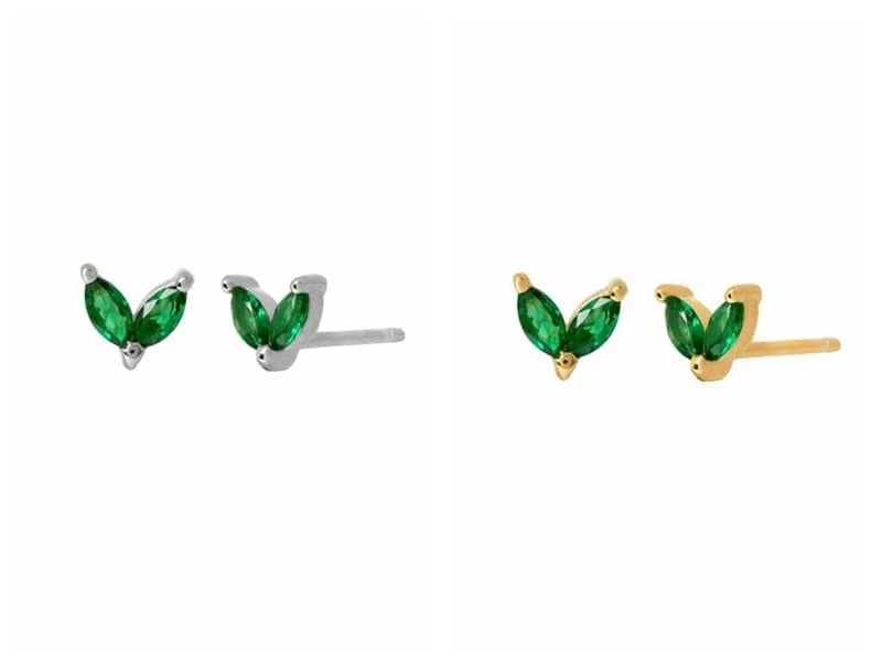 earrings Sterling Silver Bunny Ears Cartilage Stud Earring Cute Rabbit Design for Women