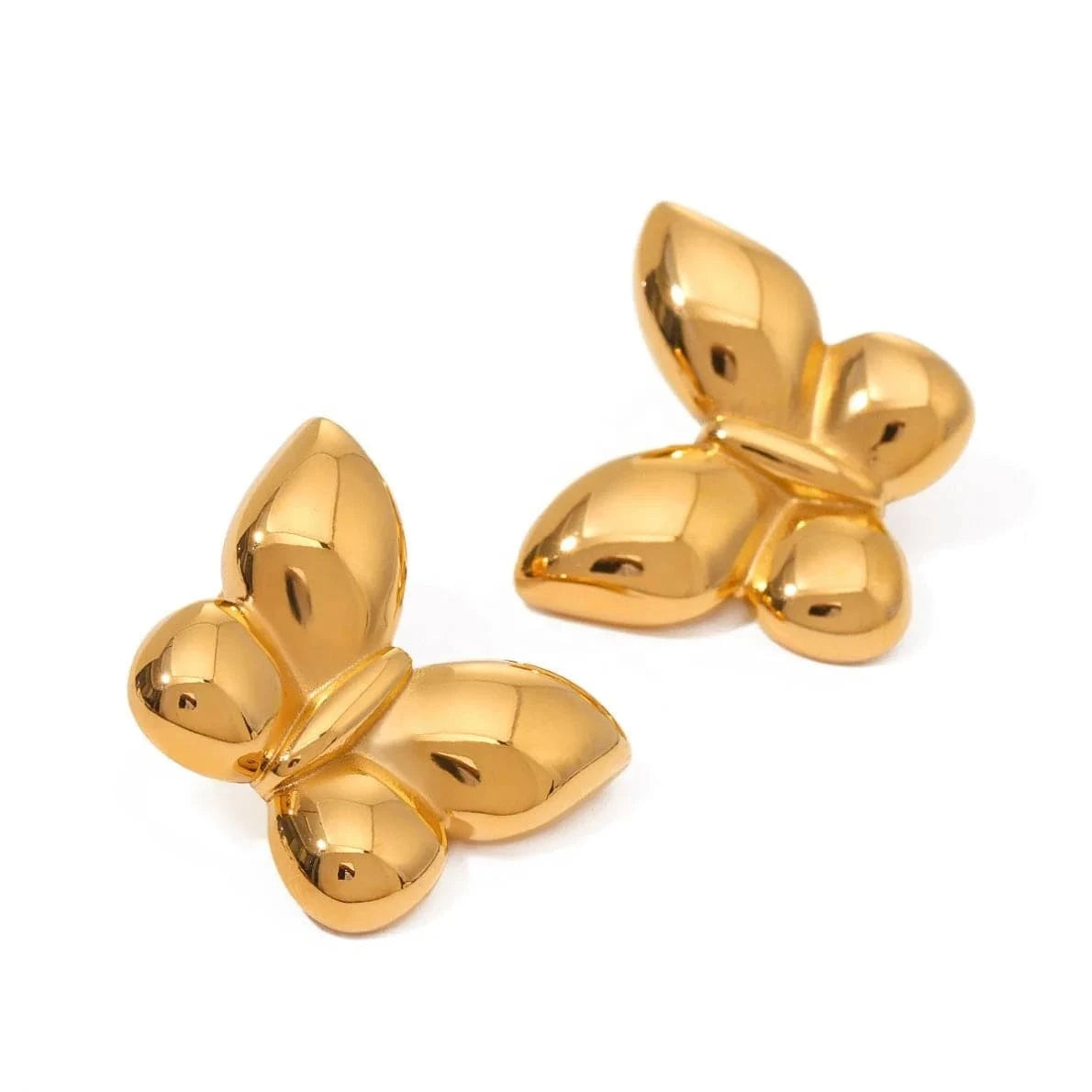 earrings Trendy / E2515 Butterfly Chunky Earrings