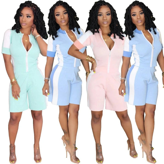 EB-2023061601  Women 2 Piece Pant Set Clothing Biker Shorts Outfits Wholesale Custom Sweat Suit Jogging 2 Piece Pant Set Outfits