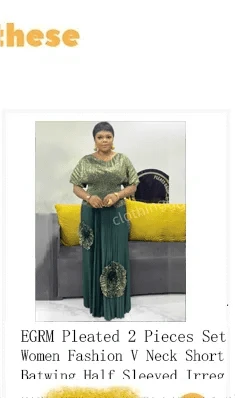 EGRM Elegant Banquet Pleated A-line Dress Suit Collar Mid To Long Style Waist Cinching Slimming Women Folds Skirt 2025 New 6G598