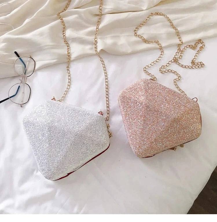 Elegant Glitter Evening Bag Clutch Purses for Women Cocktail Party Wedding Bling Sequin Handbag Clutches Wallets