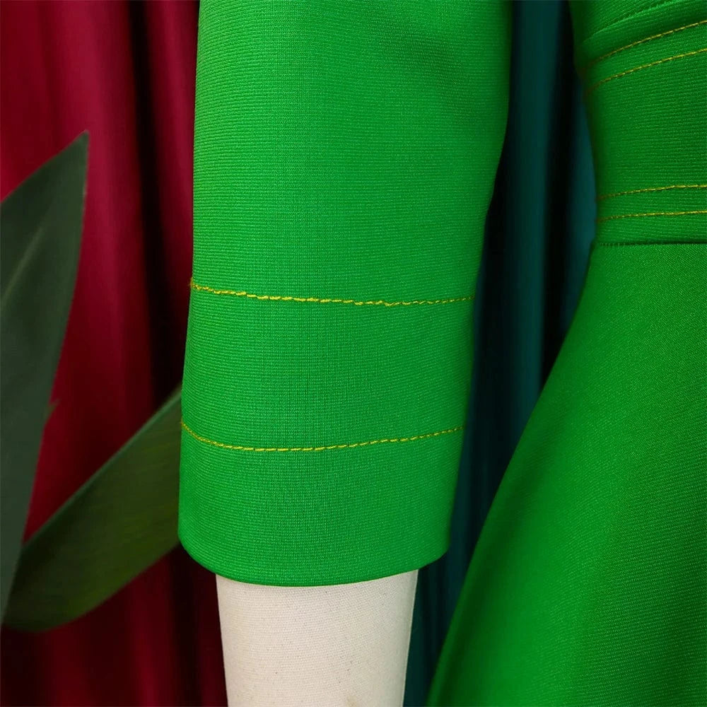 Elegant Party Dresses for Women 2024 Luxury O Neck Three Quarter Sleeve High Waisted Pleated A Line Mid Calf Birthday Dress Robe