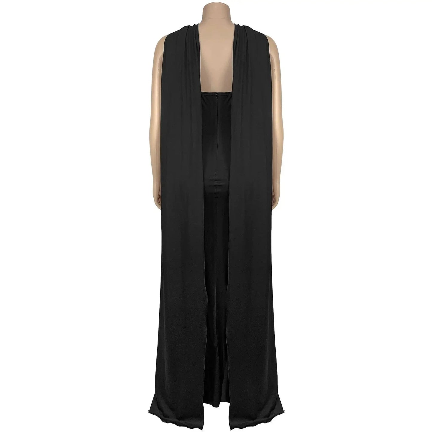 Elegant Satin Ribbon Party Long Dress Women Black Off Shoulder Sleeveless Slim Female Dresses 2025 Summer Lady Evening Robe New